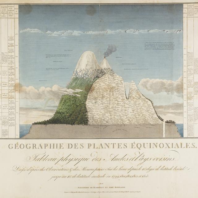 a drawing of a mountain.