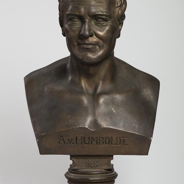 A bust of a man