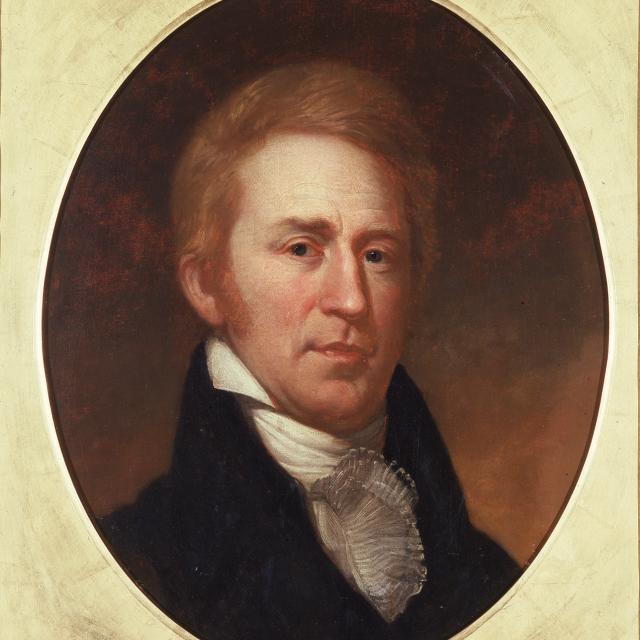 A portrait of a man.