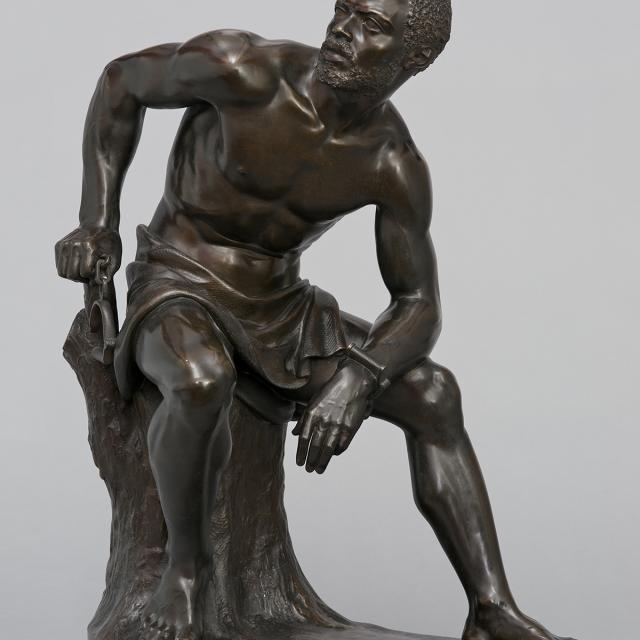 A sculpture of a man